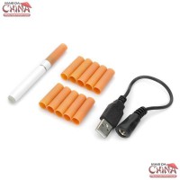 Cigarro Eletrônico Recarregável Com Carregador USB e 10 Refis 