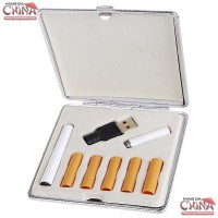 Cigarro Eletrônico Recarregável Com 5 Refis e Carteira