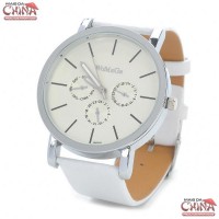 Relógio de Couro Quartzo - A Prova D'água