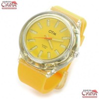 Relógio de Silicone - Amarelo