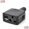 Adaptador De Carro Para Tomada 220V AC e USB