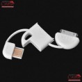 Carregador Para iPhone/iPod/iPad USB Estilo Chaveiro