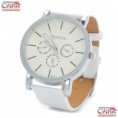 Relógio de Couro Quartzo - A Prova D'água