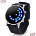 Relógio de Silicone - LED Azul 